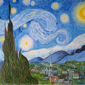 Starry Night reproduction